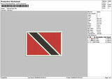 Flag 2909 Embroidery File 6 sizes