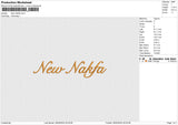 New Nakfa Embroidery File 6 size