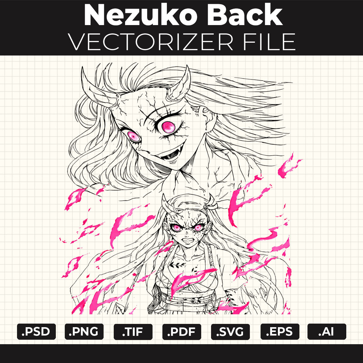 Nezuko Print 2file