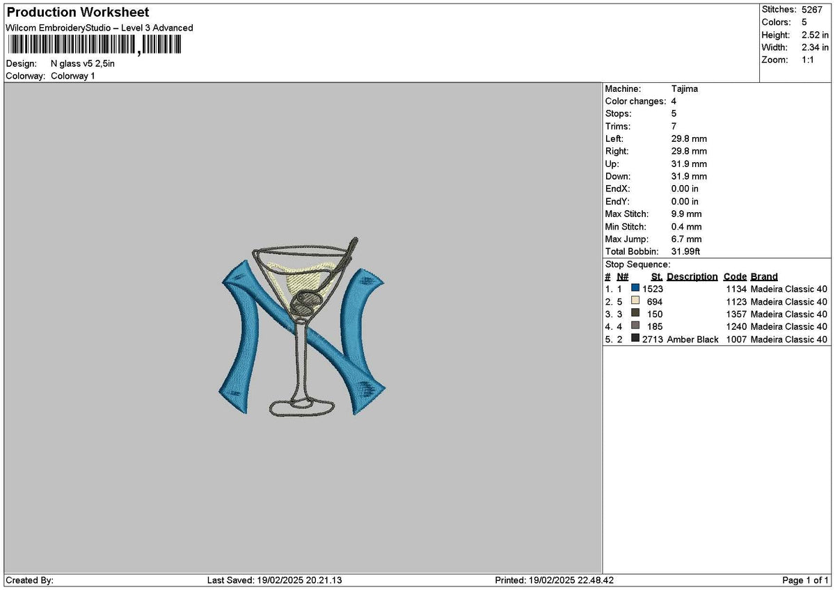 N Glass V5 V6 Embroidery 2 Files