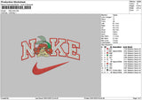 Nike Ariel 02 Embroidery File 6 sizes