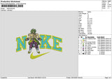 Nike Broly Embroidery File 6 sizes