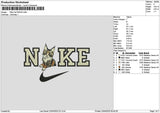 Nike Cat 2204 Embroidery File 6 sizes