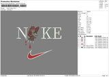 Nike Freddy 2610 Embroidery File 6 sizes