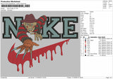 Nike Freddy V3 Embroidery File 7 sizes