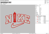 Nike Kinky Embroidery File 6 sizes