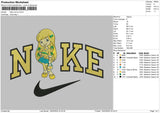 Nike Lemon Embroidery File 6 sizes