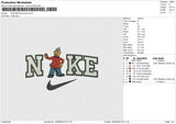 Nike Mat Rood Hard Embroidery