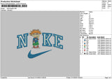 Nike Rugrats Embroidery File 6 sizes