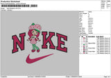 Nike Strawberry V3a Embroidery File 6 sizes