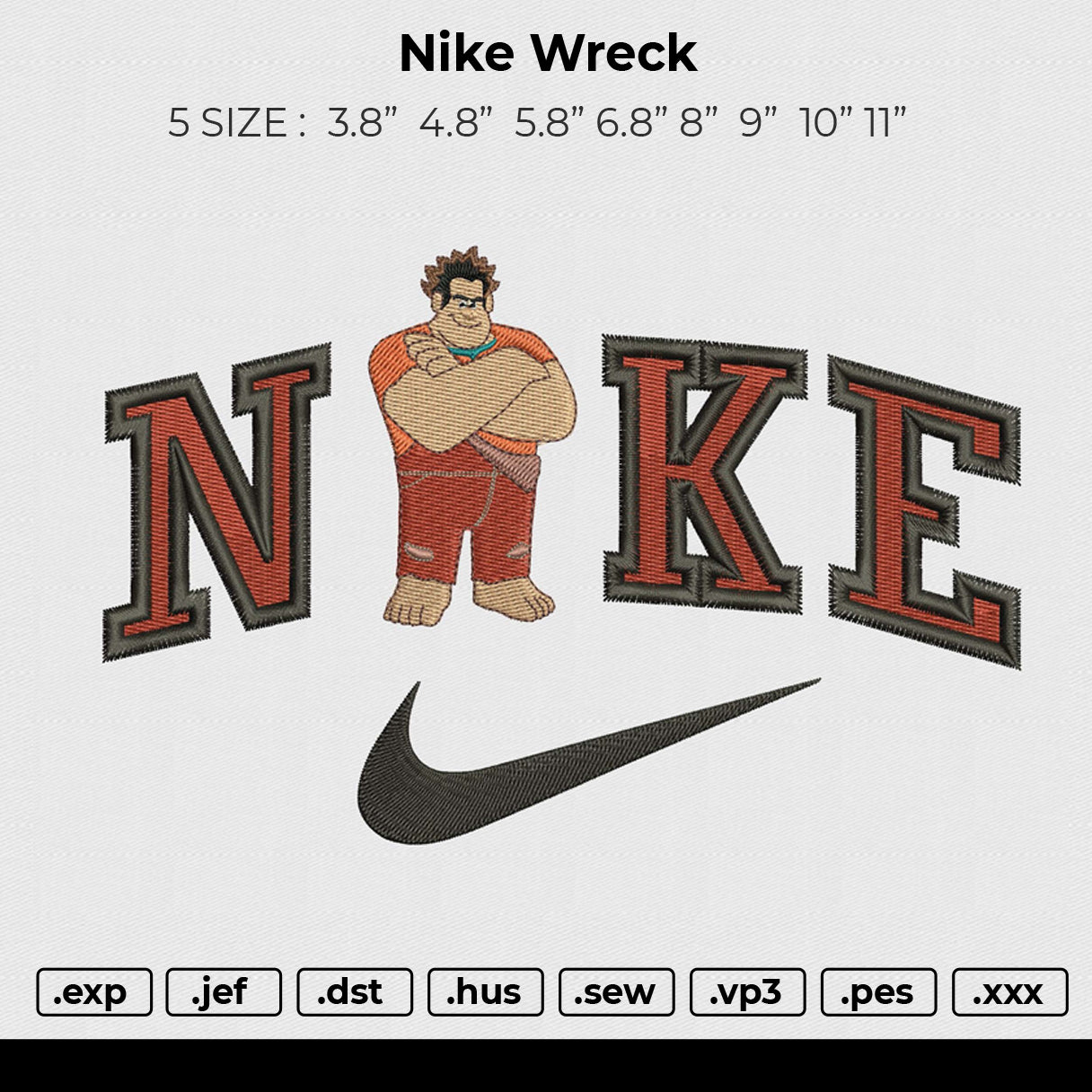 Nike Wreck Embroidery