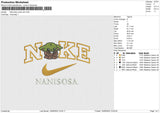 Nike baby yoda nani Embroidery File 6 size