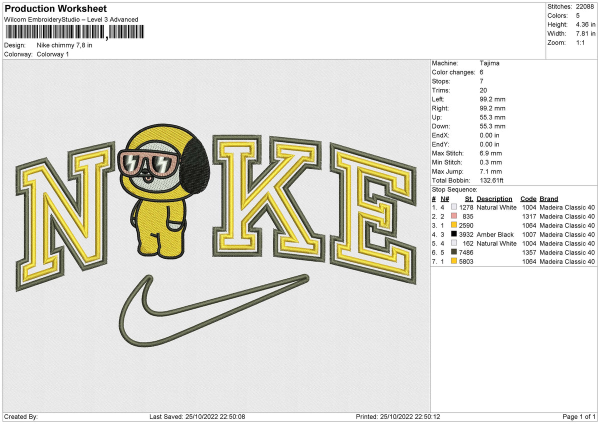Nike Chimmy Embroidery