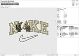 Nike Cricut Embroidery File 6 size