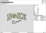 Nike Dog 0512c Embroidery File 6 sizes