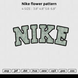 Nike flower pattern