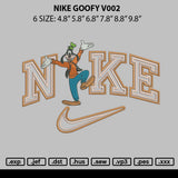 Nike Goofy V002 Embroidery File 6 sizes