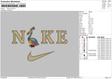 Nike Kevin Embroidery File 6 sizes