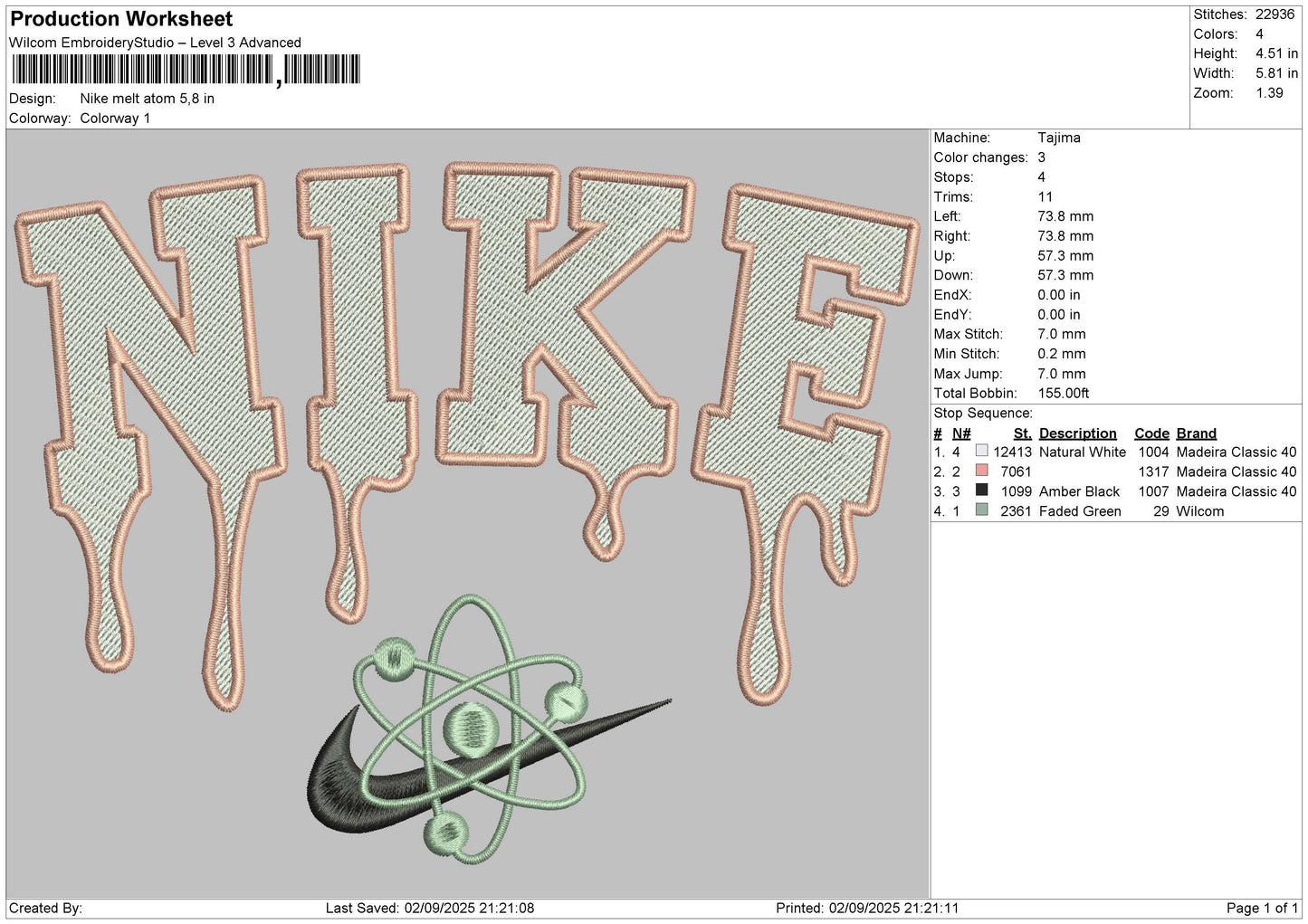 Nike Melt Atom