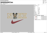 Nike Mickey V5 Embroidery File 6 sizes