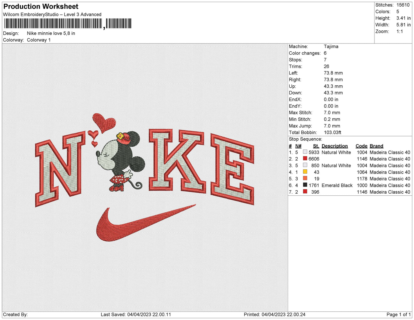 nike minnie love