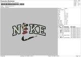 Nike Minnie Snow Embroidery File 6 sizes