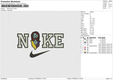 Nike Sally v3 Embroidery File 6 size