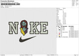 Nike Sally v3 Embroidery File 6 size