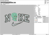 Nike Squid 0206 Embroidery File 6 sizes