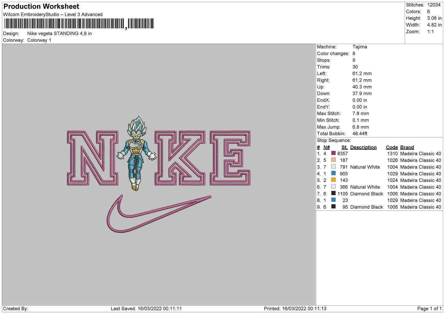 Nike Vegeta Standing