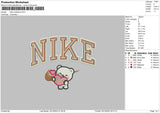 Nike Lovewhite Embroidery File 6 sizes