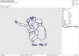 Noah+Allie Embroidery File 6 size