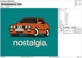 Nostalgic Car Embroidery File 6 sizes