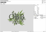 OBB Embroidery File 6 sizes