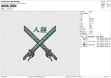 Odm Embroidery File 6 sizes