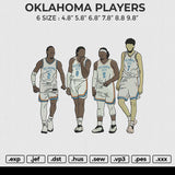 OKLAHOMA PLAYERS Embroidery File 6 size