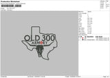Old300 Embroidery File 6 sizes