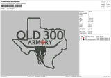Old300 Embroidery File 6 sizes