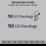 Oncologytext Embroidery 2 Files