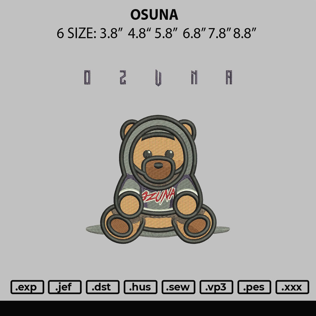 Osuna Embroidery Fil 6 sizes