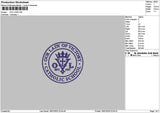 Ovlcircle Embroidery File 6 sizes