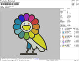 Owl Flower Embroidery
