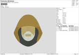 Obi Embroidery File 6 sizes