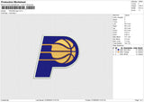 Pacers Logo Embroidery