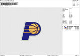 Pacers Logo Embroidery