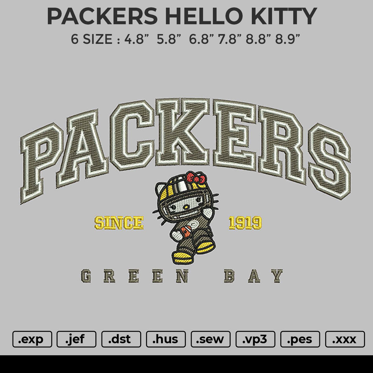 PACKERS HELLO KITTY