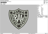 Paltext Embroidery File 6 sizes
