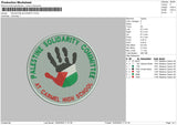 Solidarity Circle Embroidery File 6 sizes