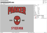 Spider Head 01 Embroidery File 6 sizes