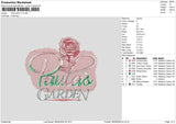 Paulastext02 Embroidery File 6 sizes